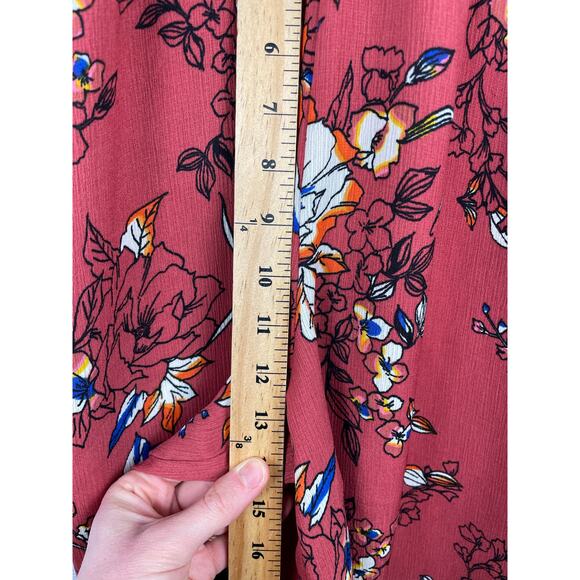 As U Wish High Neck Sleeveless Jumpsuit Wide Leg Small Boho Wedding Floral Beach - Picture 5 of 12